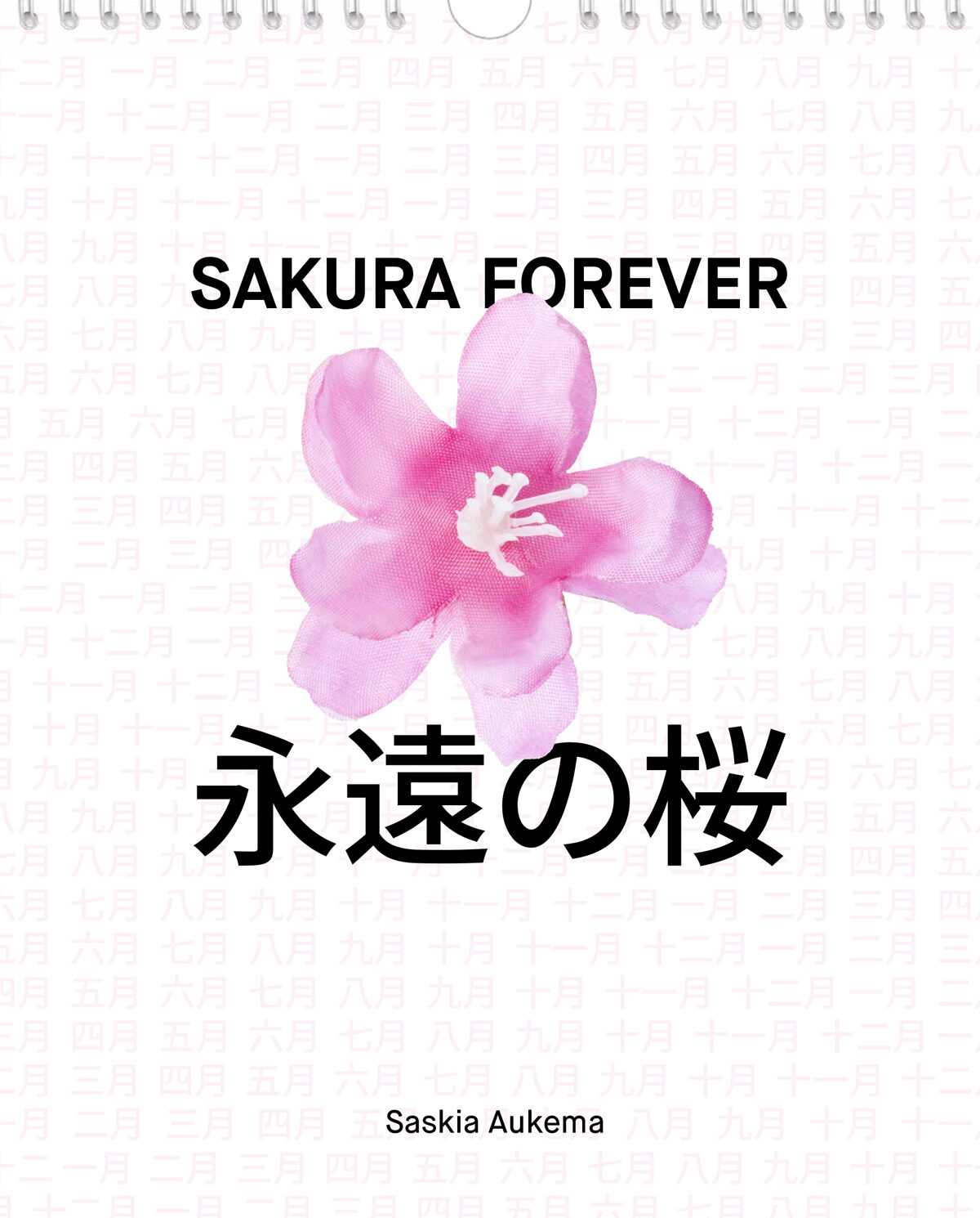 Sakura Forever: omslag kalender